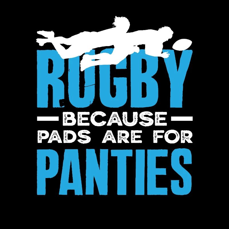 Joueurs de rugby parce que les coussinets sont pour les culottes