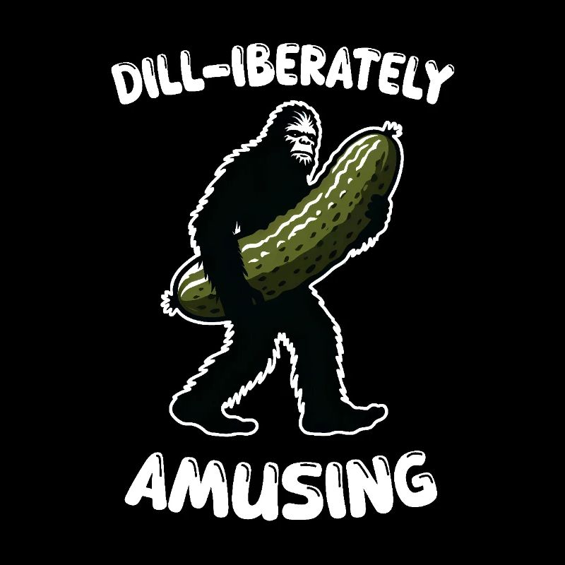 Dill-librement amusant. Cornichon Aneth Bigfoot Sasqua