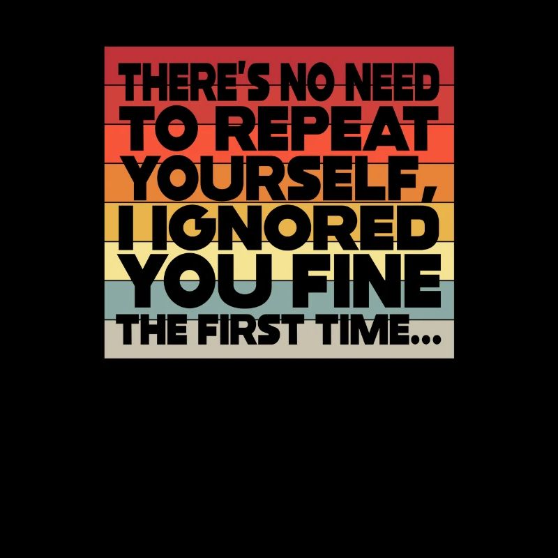 Il n’est pas nécessaire de se répéter