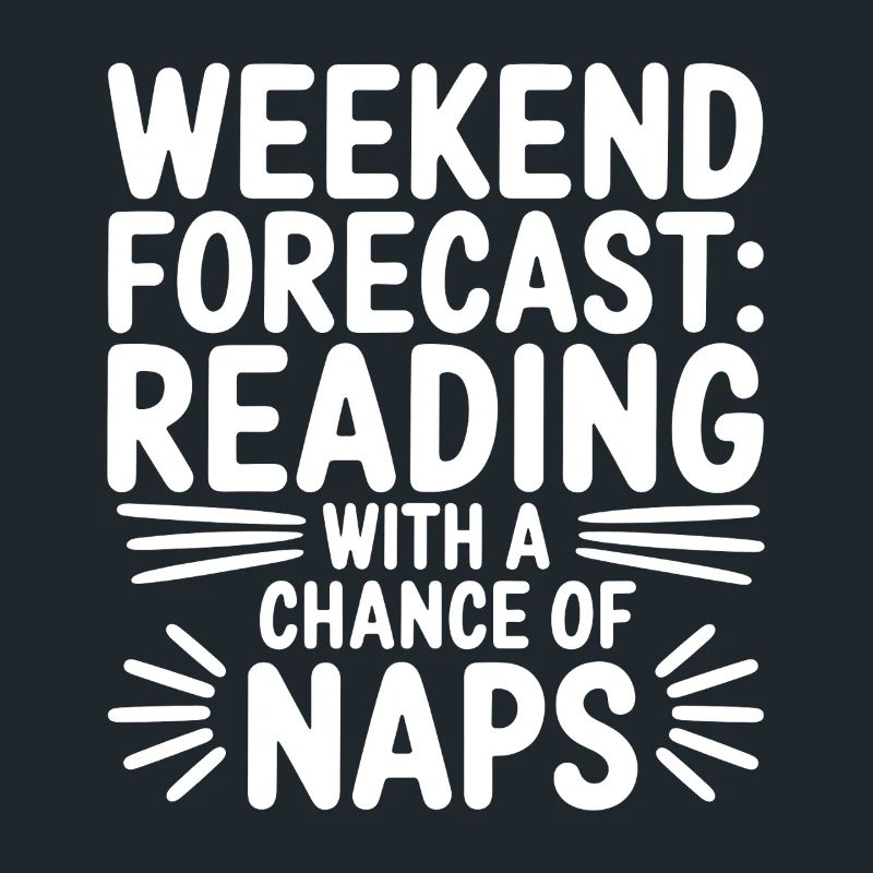 Wochenendvorhersage-Lesung mit der Möglichkeit eines Nickerchens