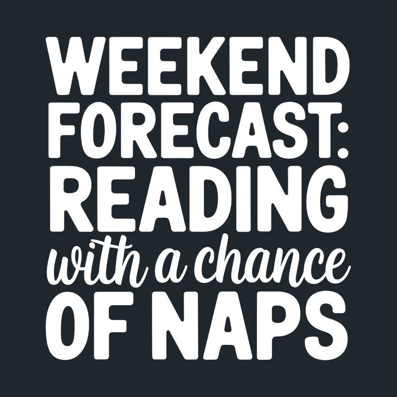 Wochenendvorhersage-Lesung mit der Möglichkeit eines Nickerchens