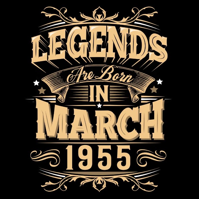 Légende de l’anniversaire de mars 1955