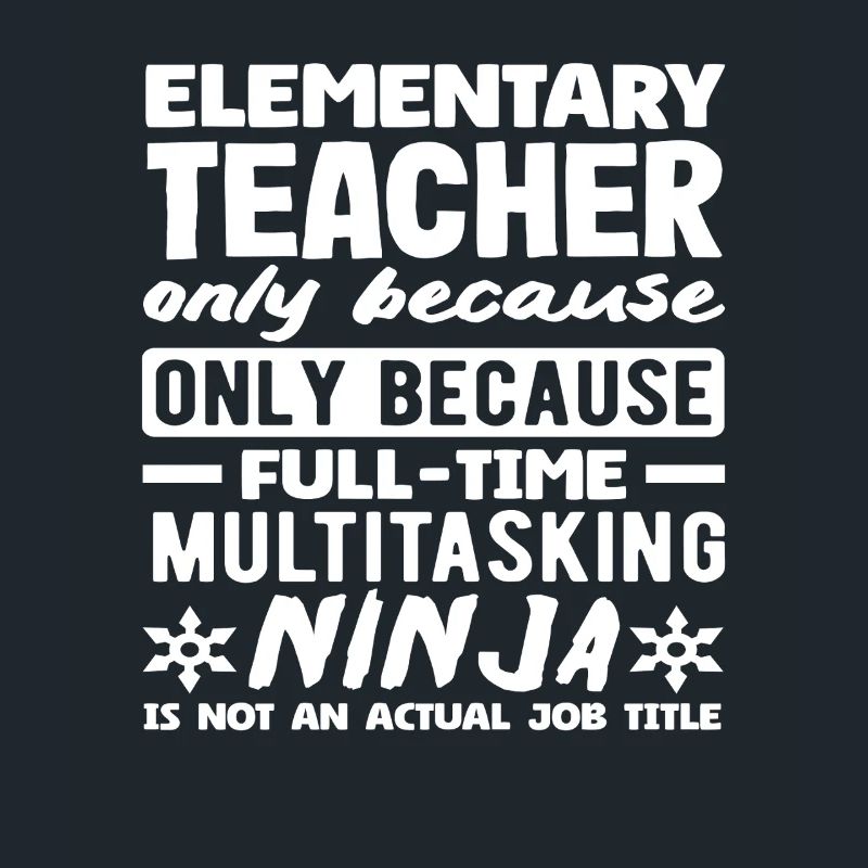 Enseignant à l’école primaire Multitâche Ninja À temps plein