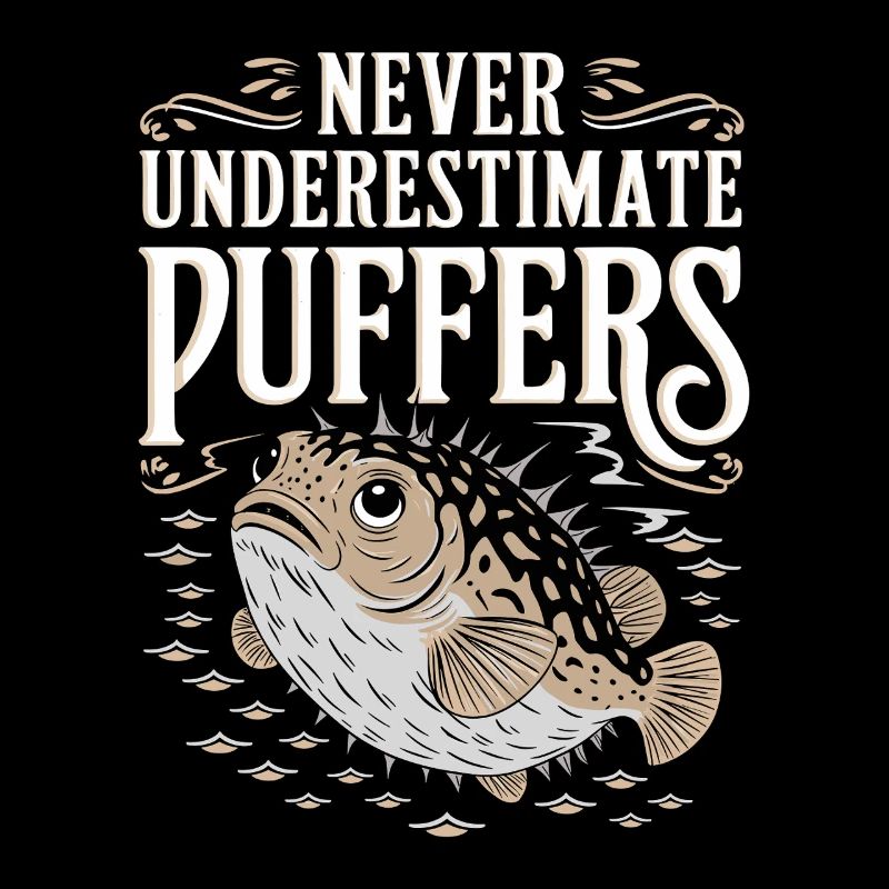 Kugelfisch-meereslebewesen-enthusiasten Quirky