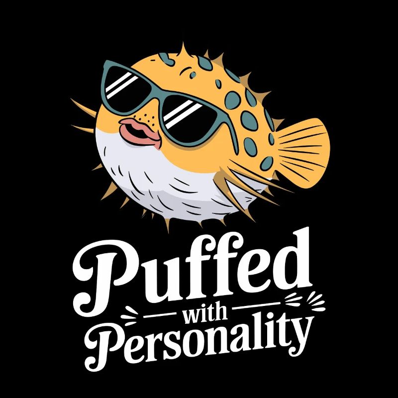 Kugelfisch-meereslebewesen-enthusiasten Quirky