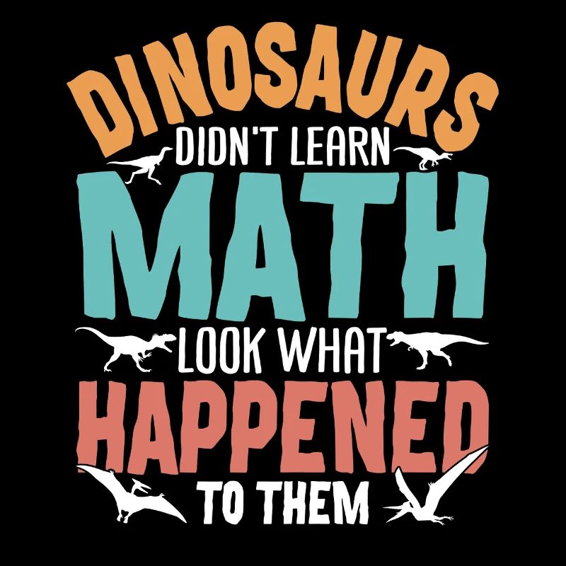 Conception de dinosaure mathématique amusante pour l’enseignant