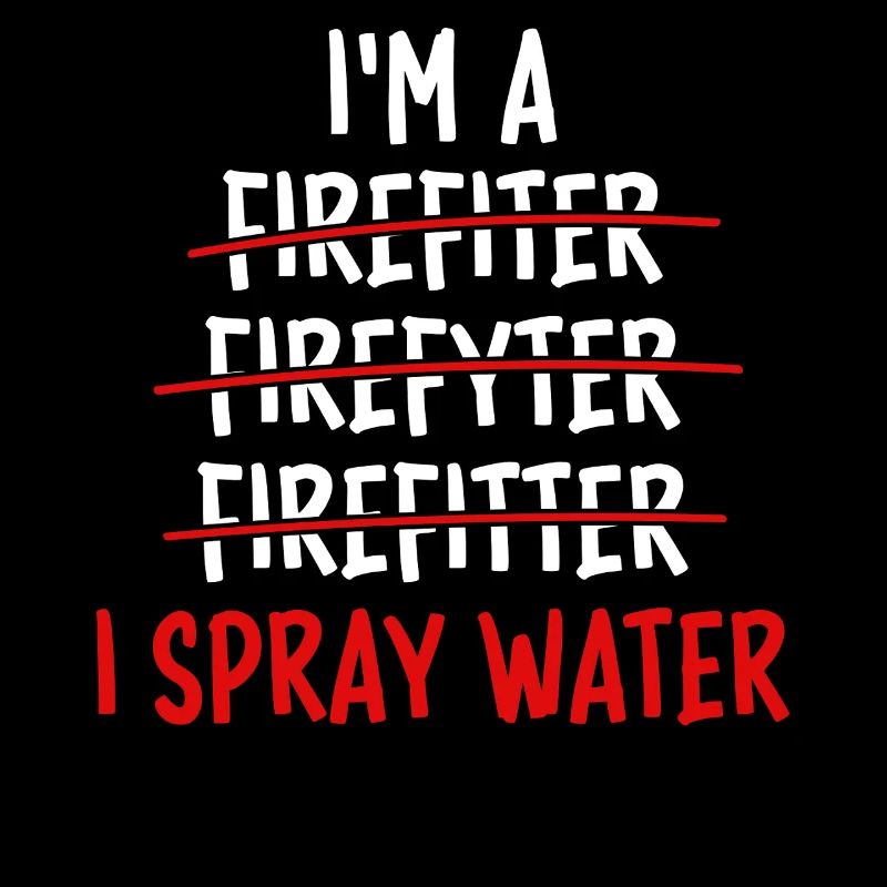 Funny Fire Brigade Design for Firefighters