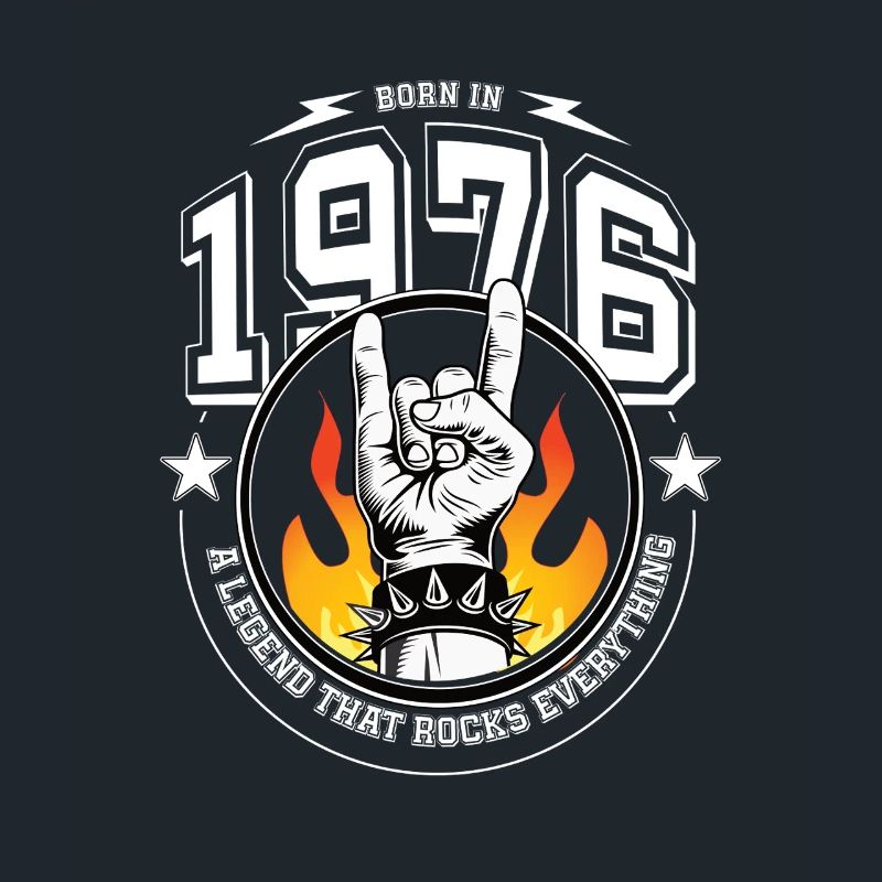 1976 Birthday, rocks everything