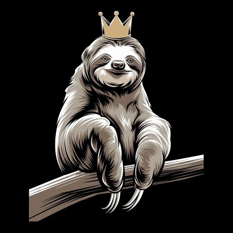 King Sloth Coziness Crown