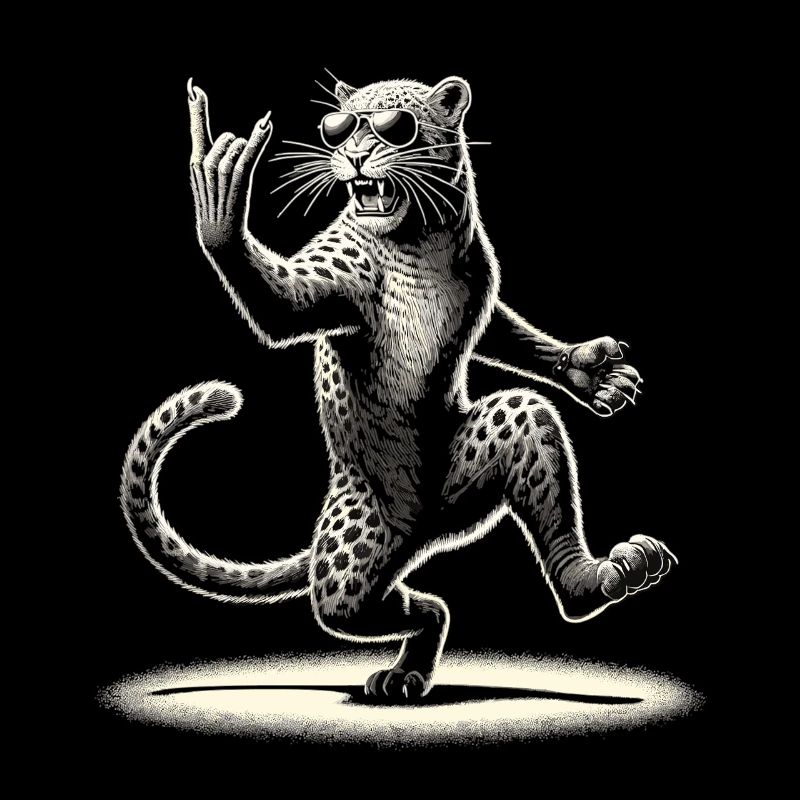 Léopard à bascule – Wild & Loud