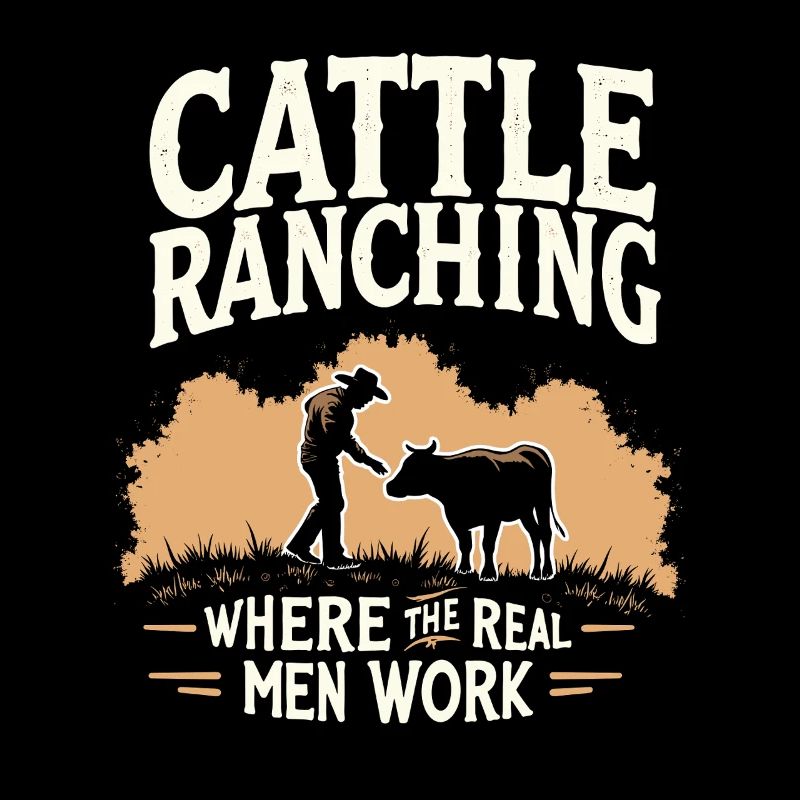 Rinder Rancher Livestock Farmer Ranching Lifestyle
