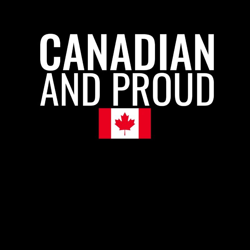 Drapeau canadien et fier drapeau canadien