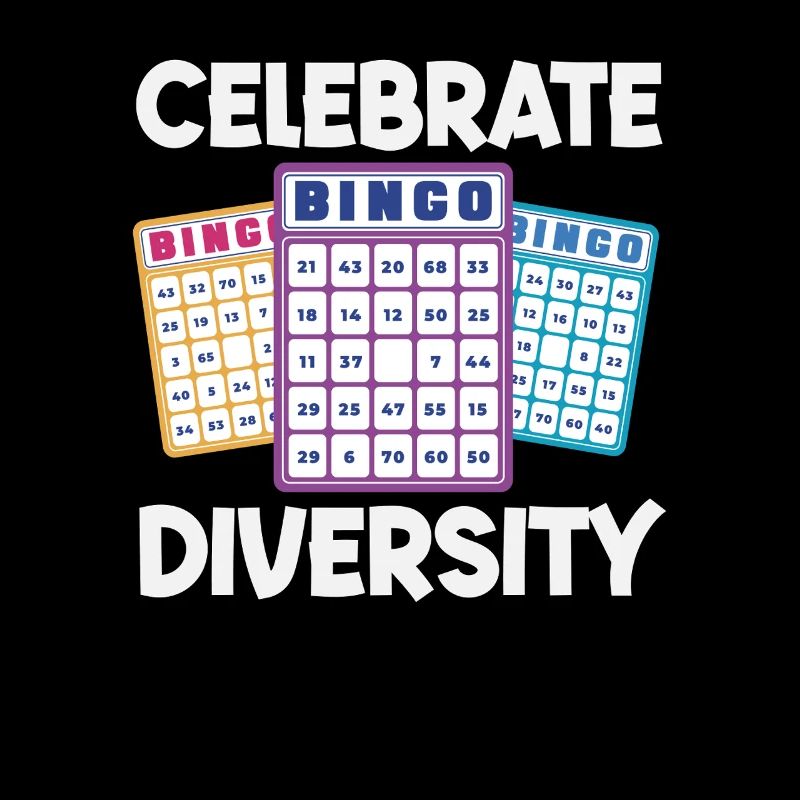 Bingo Spieler Feiere Vielfalt