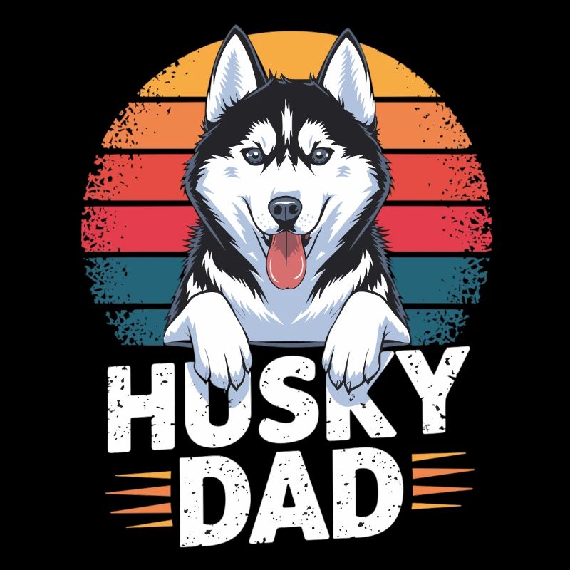 Husky Dad – Gift for Husky Lovers