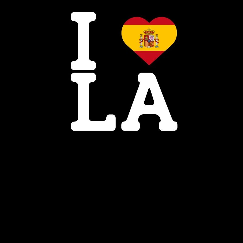 J’aime LA Cool Wrong Flag Spain Lover Los Angeles