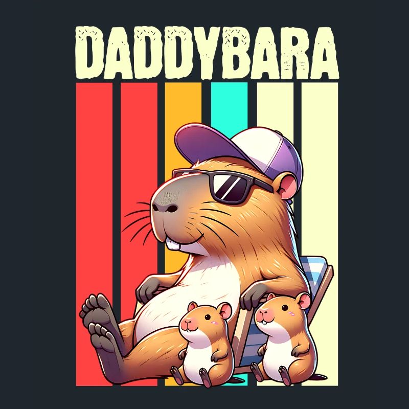 Daddybara Capybara Vater Papa