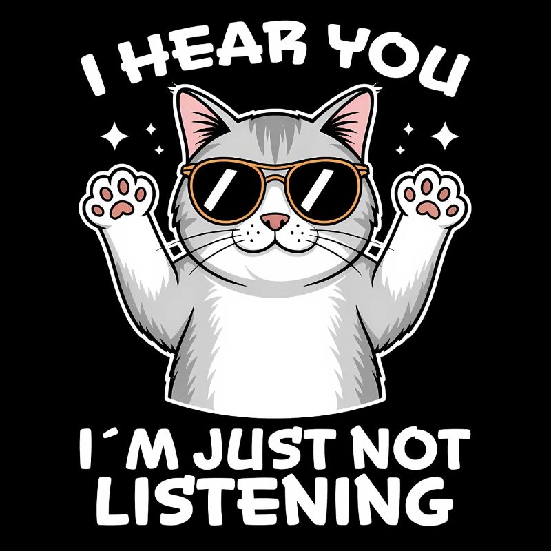 British Shorthair Saying Funny Cats Gift