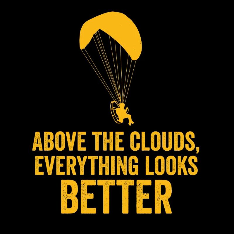 Über den Wolken Paramotor-Enthusiast