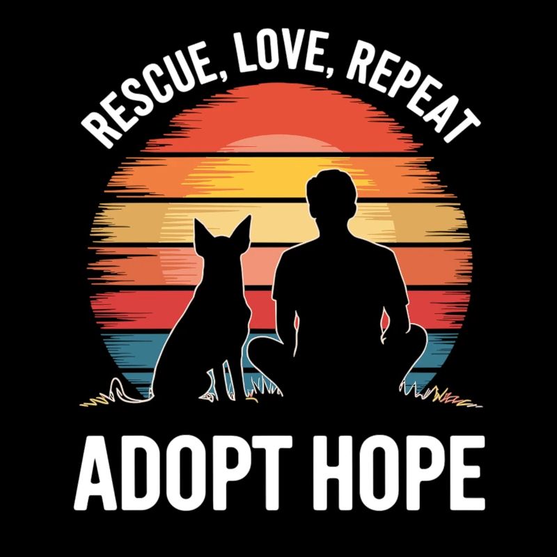 Dog Adoption Sunset