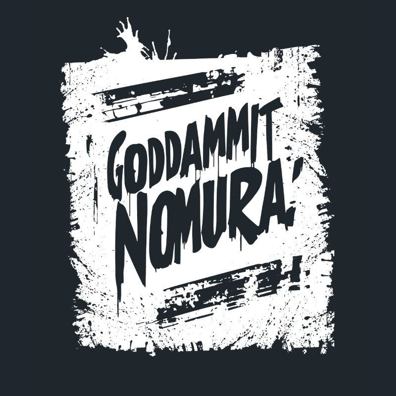 Goddammit Nomura – Conception de graffitis