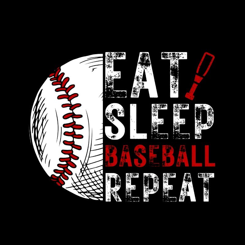Drôle de baseball disant équipe de baseball
