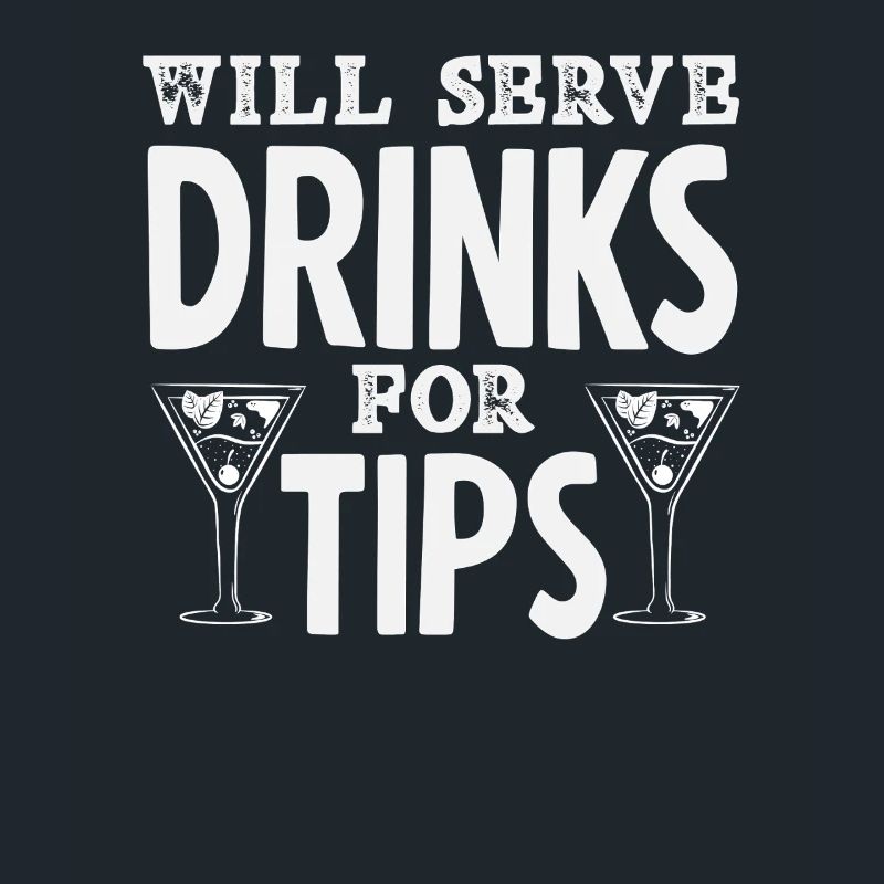 Barkeeper Will Serve Drinks For Tips