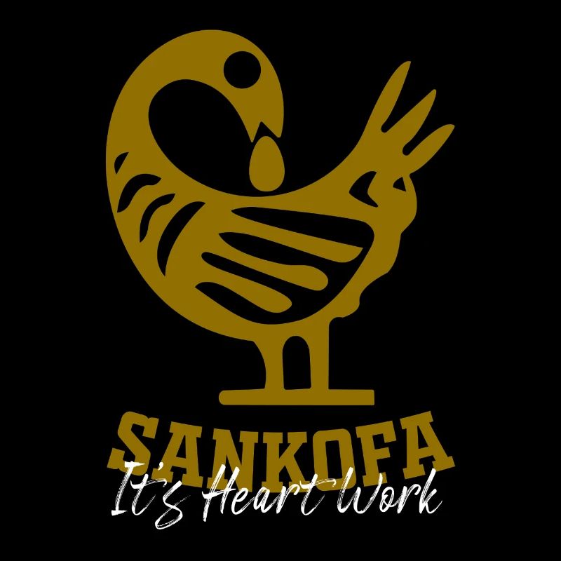 Sankofa Symbol Adinkra Ghana Schwarz