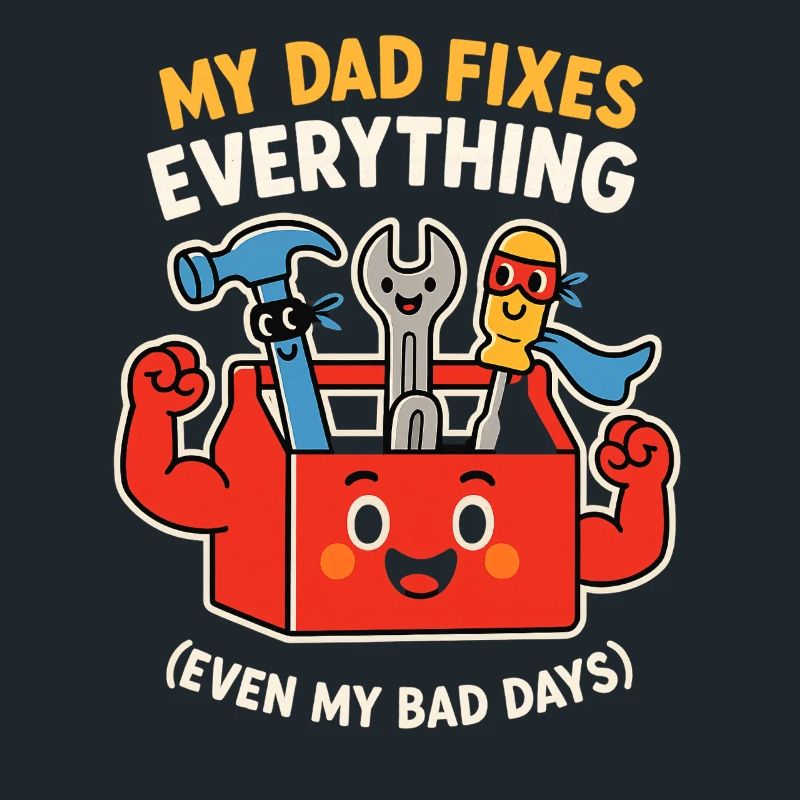 Vatertagsgeschenk My Dad Fixes Everything Werkzeug