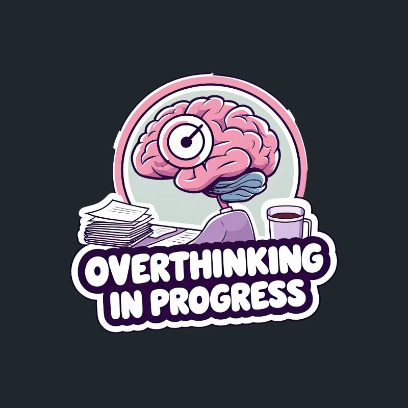 Overthinking in Progress – Funny Brain