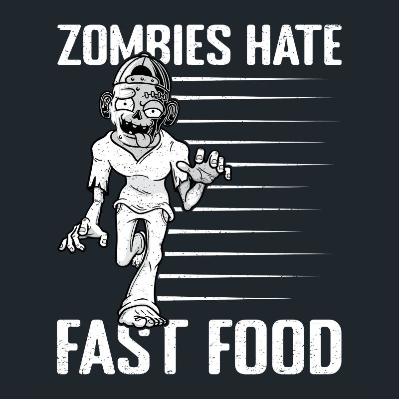 Marathon Runner Zombies Hate Fast Food Running