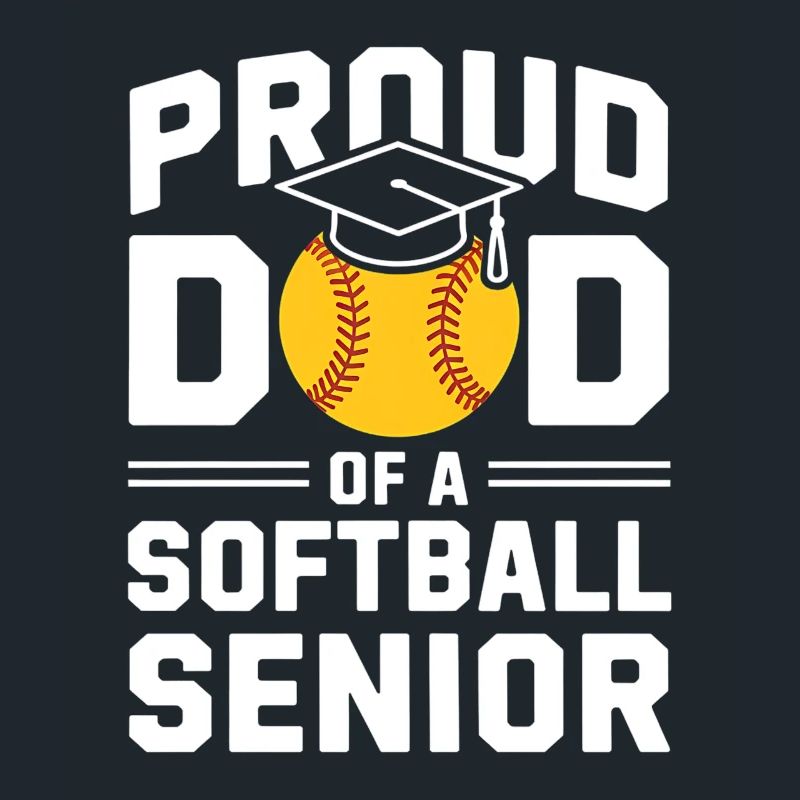Fier diplômé de l’école secondaire Softball Dad