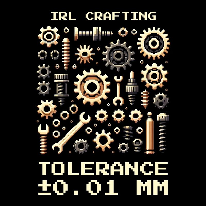 Artisanat IRL Tolérance 0.01mm Mécanique de précision Nerd