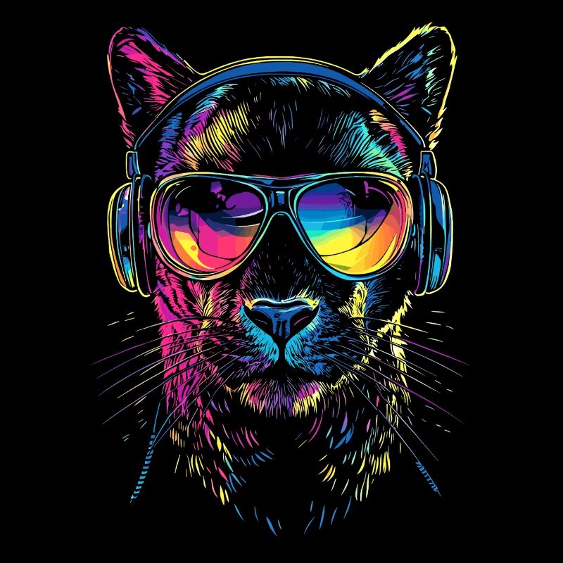 Panther Leopard Raubkatze Süße Großkatze Panter