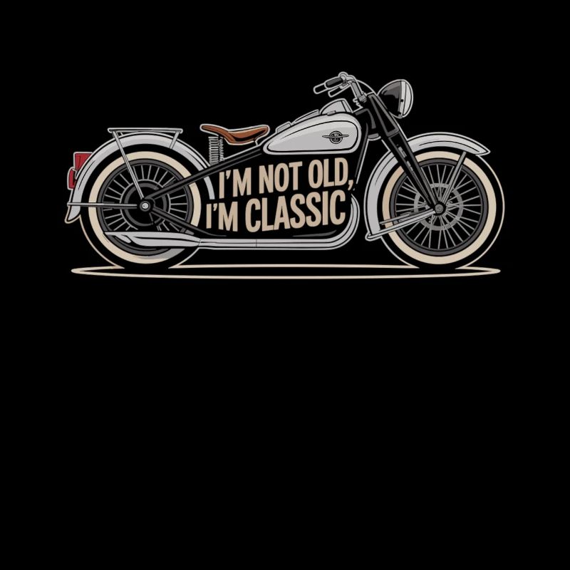Motorrad Ikone mit Aussage