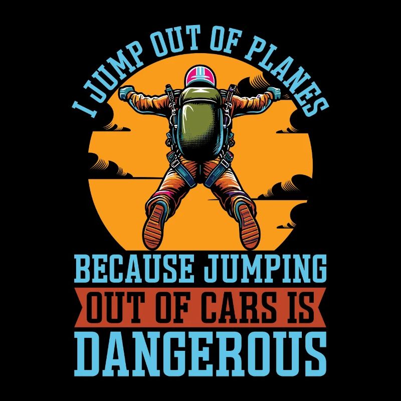 Parachutisme Je saute d’un avion parce que parachutiste