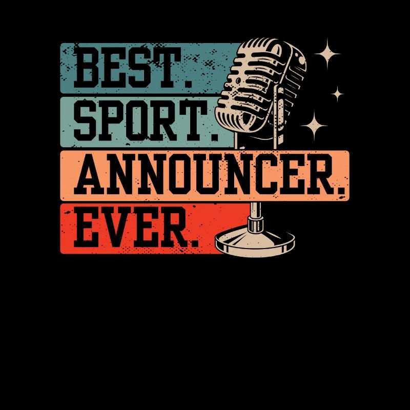 Annonceur sportif drôle