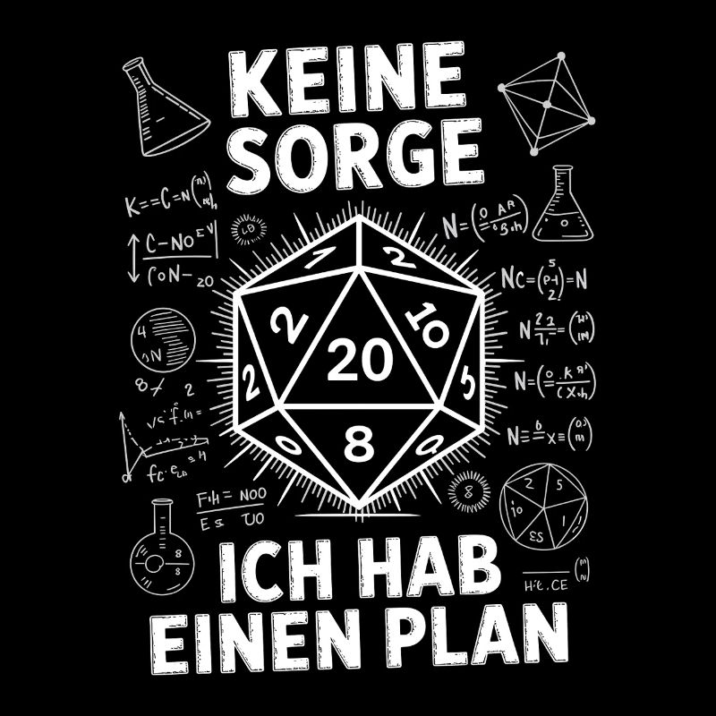 Keine Sorge, ich habe einen Plan – D20-Würfel Desi