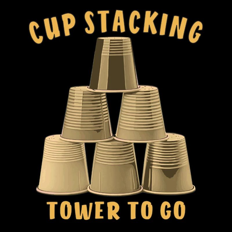CUP STACKING TOWER TO GO