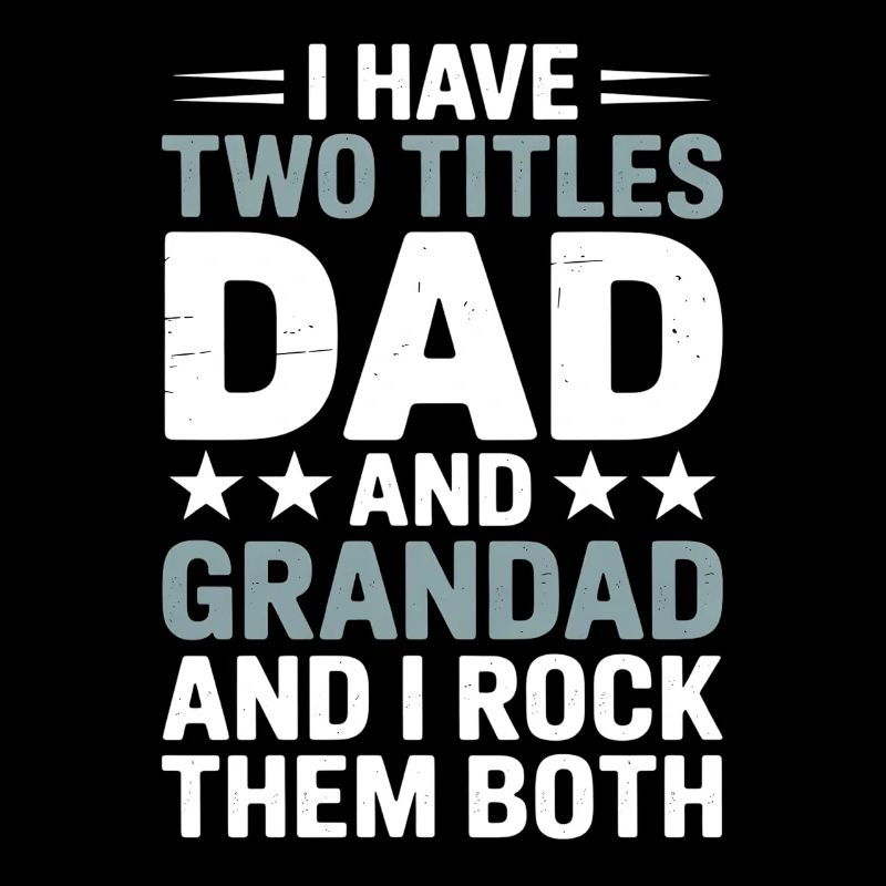 Stolzer Vater und Opa Spruch Großvater