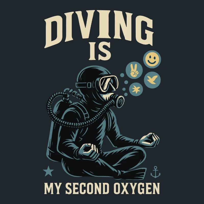 Diving is my second oxygen ocean diver