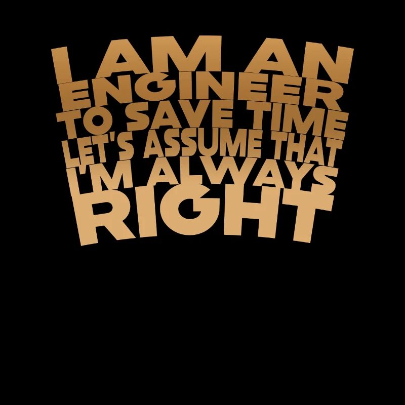 Ich bin ein Ingenieur, der immer Recht hat
