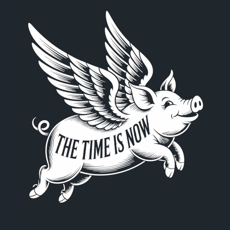 Cochon volant, message clair