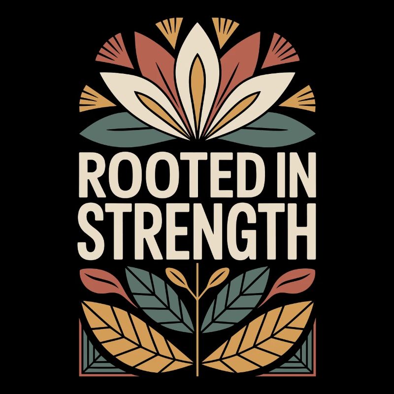 Fleur Vintage Empowerment Citation Design :