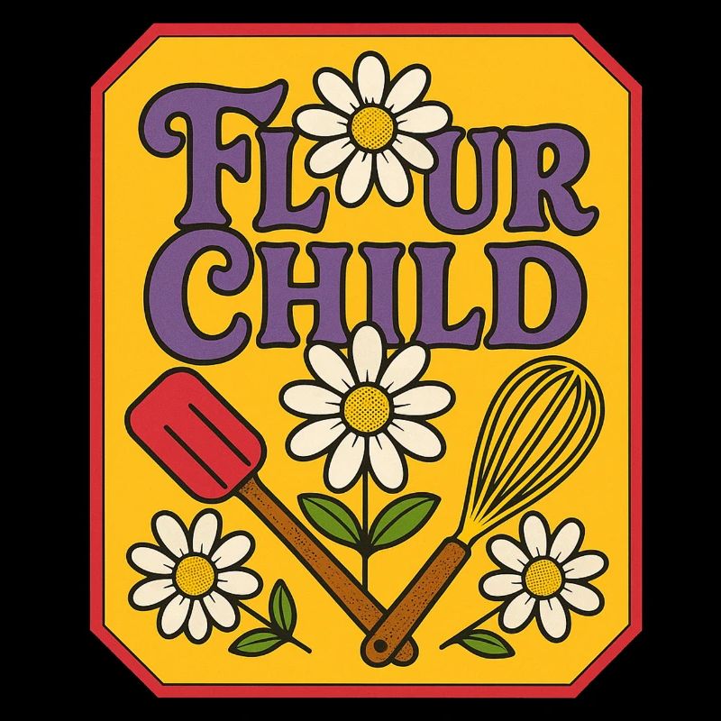 Flour Child Retro Baking Art