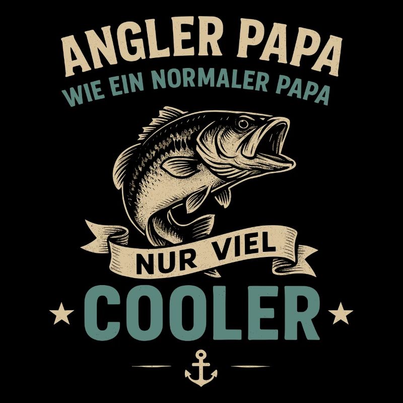 Papa pêcheur comme un papa normal, mais beaucoup plus frais
