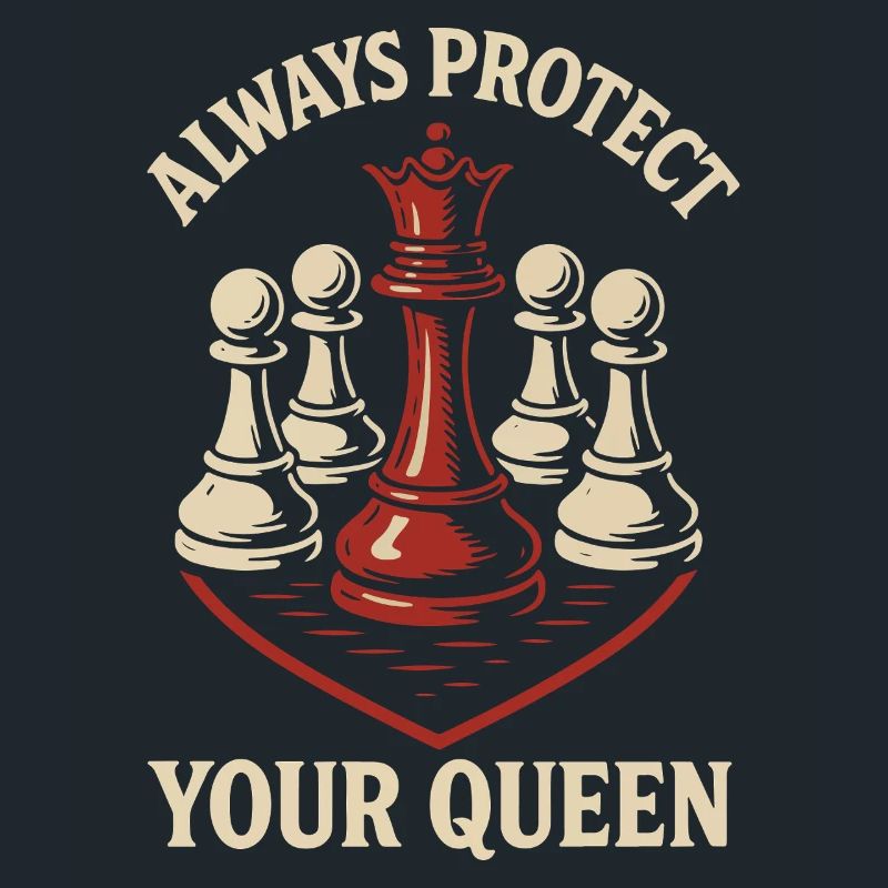 Always protect your queen chess player