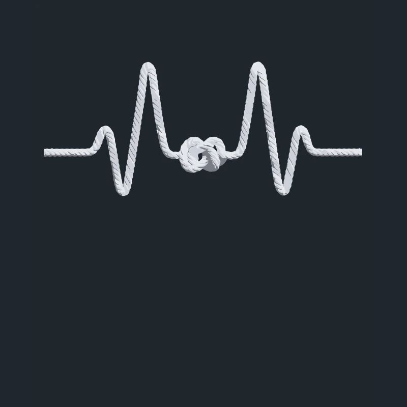 Heartbeat Knot Pattern Maritime