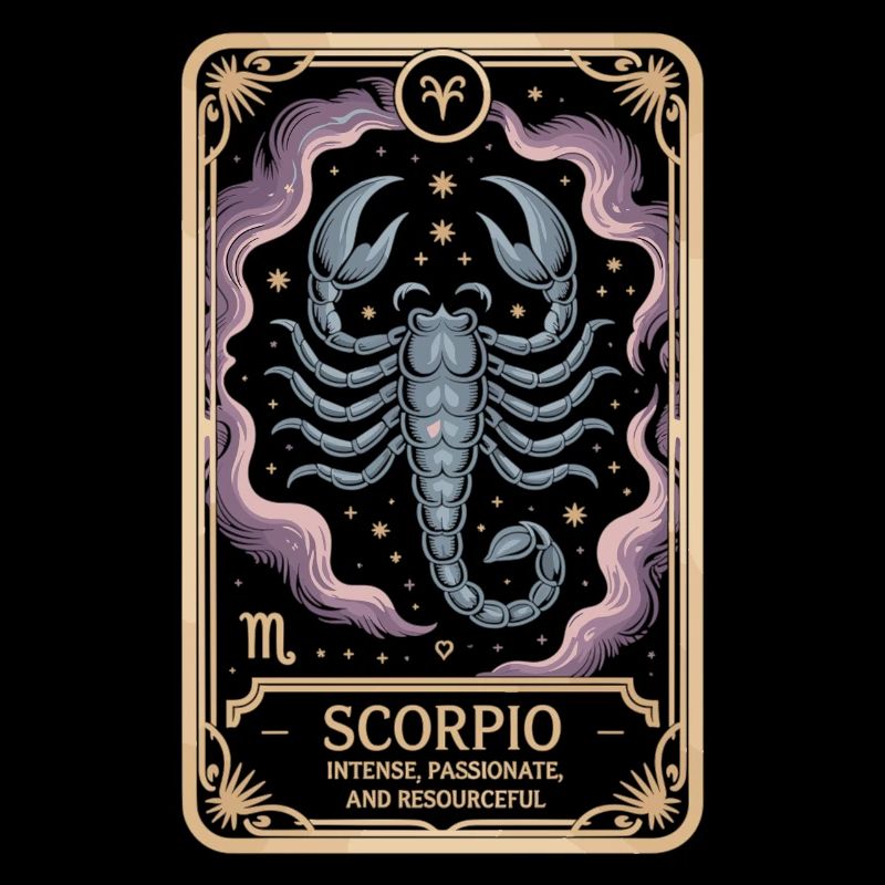 Sternzeichen Skorpion Tarot Shirt