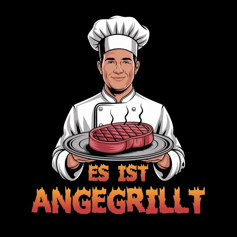 Il est grillé - parfait pour les maîtres du gril et