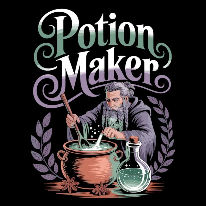 Alchemist Magician Potion Maker Wizard Shirt